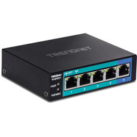 TRENDnet TE-GP051 - Unmanaged - Gigabit Ethernet (10/100/1000) - Vollduplex - Power over Ethernet (PoE) - Wandmontage