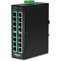 TRENDnet TI-PG160 - Unmanaged - Gigabit Ethernet (10/100/1000) - Vollduplex - Power over Ethernet (PoE) - Wandmontage