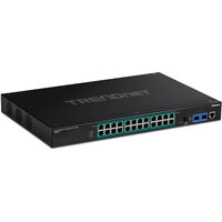TRENDnet TI-RP262i - Managed - Gigabit Ethernet (10/100/1000) - Power over Ethernet (PoE) - Rack-Einbau - 1U