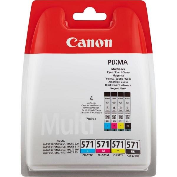A-0386C005 | Canon CLI-571 C/M/Y/BK Value Pack - 4er-Pack - 7 ml | 0386C005 | Verbrauchsmaterial