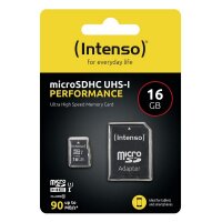 Intenso microSDHC           16GB Class 10 UHS-I U1...