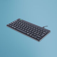 P-RGOCONDWDBL | R-Go Compact Break Tastatur - QWERTY (ND) - schwarz - kabelgebunden - Mini - USB - QWERTY - Schwarz | RGOCONDWDBL | PC Komponenten