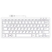 R-Go Compact Tastatur - QWERTY (ES) - wei&szlig; -...
