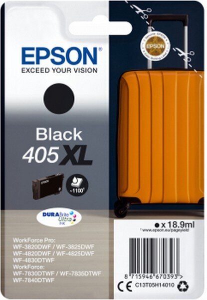 Y-C13T09J14010 | Epson Singlepack Black 408 DURABrite Ultra Ink - Standardertrag - Tinte auf Pigmentbasis - 18,9 ml - 1100 Seiten - 1 Stück(e) - Einzelpackung | C13T09J14010 | Verbrauchsmaterial