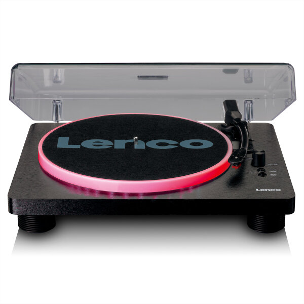 I-A004784 | Lenco LS-50LED BK Plattenspieler USB-Recording LED Schwarz | A004784 | Audio, Video & Hifi