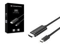 GRATISVERSAND | P-ABBY04B | Conceptronic ABBY USB-C zu HDMI-Kabel - 2 m - USB Typ-C - HDMI - Männlich - Männlich - Gerade | HAN: ABBY04B | Kabel / Adapter | EAN: 4015867227374