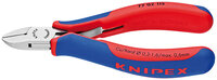 KNIPEX 77 02 115 - Seitenschneider - Stahl - Kunststoff - Blau/Rot - 11,5 cm - 80 g