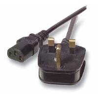 L-ALL-IEC-C13 | ALLNET Netzkabel 230V UK-Stecker/Kaltgeräte IEC-C13 Buchse 1.8m Black | ALL-IEC-C13 | Zubehör