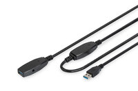 DIGITUS Aktives USB 3.0 Verlängerungskabel, 20 m