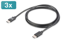 DIGITUS USB Type-C Ladekabel Set, Type-C - C