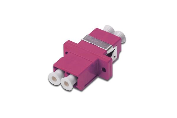 ADN-96019-1N | DIGITUS LC / LC Duplex Coupler, OM4,  Farbe pink | DN-96019-1 | Elektro & Installation | GRATISVERSAND :-) Versandkostenfrei bestellen in Österreich
