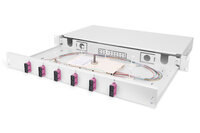 ADN-96320-4N | DIGITUS LWL Spleißbox, bestückt, SC, OM4 | DN-96320-4 | Elektro & Installation