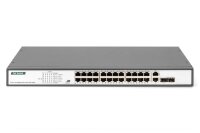 ADN-95343N | DIGITUS 24-Port Fast Ethernet PoE Switch, 19 Zoll, Unmanaged, 2 Uplinks | DN-95343 | Netzwerktechnik | GRATISVERSAND :-) Versandkostenfrei bestellen in Österreich
