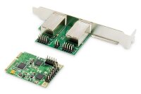ADN-10134N | DIGITUS Dual Gigabit Ethernet Mini PCI Express Netzwerkkarte | DN-10134 | PC Komponenten | GRATISVERSAND :-) Versandkostenfrei bestellen in Österreich