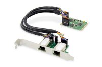 ADN-10134N | DIGITUS Dual Gigabit Ethernet Mini PCI Express Netzwerkkarte | DN-10134 | PC Komponenten | GRATISVERSAND :-) Versandkostenfrei bestellen in Österreich