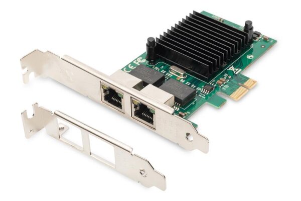 ADN-10132N | DIGITUS Dual Gigabit Ethernet PCI Express Karte, 2-Port | DN-10132 | PC Komponenten