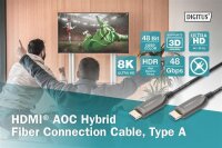 AAK-330126-100-SN | DIGITUS HDMI® AOC Hybrid Glasfaserkabel, UHD 8K, 10 m | Herst. Nr. AK-330126-100-S | Kabel / Adapter | EAN: 4016032467038 |Gratisversand | Versandkostenfrei in Österrreich