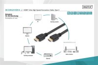 AAK-330124-020-SN | DIGITUS HDMI Ultra High Speed Anschlusskabel, Typ A | Herst. Nr. AK-330124-020-S | Kabel / Adapter | EAN: 4016032454328 |Gratisversand | Versandkostenfrei in Österrreich