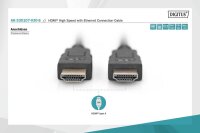 AAK-330107-030-SN | DIGITUS HDMI High Speed mit Ethernet Anschlusskabel | AK-330107-030-S | Zubehör | GRATISVERSAND :-) Versandkostenfrei bestellen in Österreich