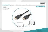 AAK-330107-010-SN | DIGITUS HDMI High Speed mit Ethernet Anschlusskabel | AK-330107-010-S | Zubehör | GRATISVERSAND :-) Versandkostenfrei bestellen in Österreich