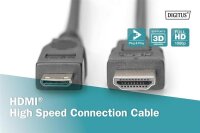 ADB-330106-020-SN | DIGITUS HDMI High Speed Anschlusskabel, HDMI - Mini HDMI | DB-330106-020-S | Zubehör | GRATISVERSAND :-) Versandkostenfrei bestellen in Österreich