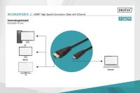 AAK-330109-020-SN | DIGITUS HDMI High Speed mit Ethernet Anschlusskabel | AK-330109-020-S | Zubehör | GRATISVERSAND :-) Versandkostenfrei bestellen in Österreich