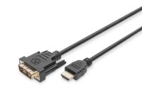 ADB-330300-030-SN | DIGITUS HDMI Adapter- / Konverterkabel, HDMI auf DVI-D | DB-330300-030-S | Zubehör