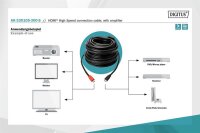 AAK-330105-300-SN | DIGITUS HDMI High Speed Anschlusskabel, mit Verstärker | AK-330105-300-S | Zubehör | GRATISVERSAND :-) Versandkostenfrei bestellen in Österreich