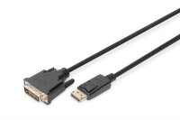 ADB-340301-020-SN | DIGITUS DisplayPort Adapterkabel, DP auf DVI-D | DB-340301-020-S | Zubehör | GRATISVERSAND :-) Versandkostenfrei bestellen in Österreich