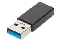 AAK-300524-000-SN | DIGITUS USB Type-C Adapter, USB A - USB-C | AK-300524-000-S | Zubehör