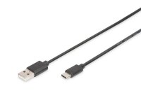AAK-300154-018-SN | DIGITUS USB Type-C Verbindungskabel, Typ C auf A | AK-300154-018-S | Zubehör