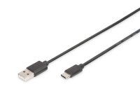 AAK-300154-018-SN | DIGITUS USB Type-C Verbindungskabel, Typ C auf A | AK-300154-018-S | Zubehör | GRATISVERSAND :-) Versandkostenfrei bestellen in Österreich