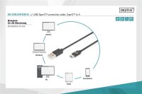 AAK-300148-030-SN | DIGITUS USB Type-C Anschlusskabel, Typ USB-A auf USB-C | Herst. Nr. AK-300148-030-S | Kabel / Adapter | EAN: 4016032437482 |Gratisversand | Versandkostenfrei in Österrreich