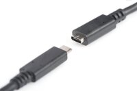 AAK-300210-007-SN | DIGITUS USB Type-C Gen2 Verlängerungskabel, Type-C to C | AK-300210-007-S | Zubehör | GRATISVERSAND :-) Versandkostenfrei bestellen in Österreich