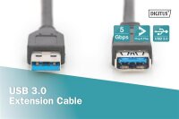 AAK-300203-018-SN | DIGITUS USB -3.0-Verlängerungskabel | Herst. Nr. AK-300203-018-S | Kabel / Adapter | EAN: 4016032283355 |Gratisversand | Versandkostenfrei in Österrreich