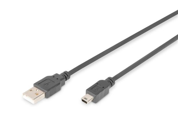 AAK-300108-010-SN | DIGITUS USB 2.0 Anschlusskabel | AK-300108-010-S | Zubehör