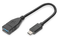 AAK-300315-001-SN | DIGITUS USB Type-C Adapter / Konverter, OTG, Type-C auf A | AK-300315-001-S | Zubehör