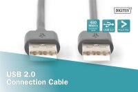AAK-300101-050-SN | DIGITUS USB 2.0 Anschlusskabel | Herst. Nr. AK-300101-050-S | Kabel / Adapter | EAN: 4016032282617 |Gratisversand | Versandkostenfrei in Österrreich
