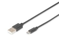 AAK-300127-018-SN | DIGITUS Micro USB 2.0 Anschlusskabel | AK-300127-018-S | Zubehör