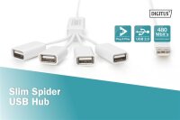 ADA-70216N | DIGITUS Slim Spider USB-Hub | Herst. Nr. DA-70216 | USB-Hubs | EAN: 4016032284062 |Gratisversand | Versandkostenfrei in Österrreich
