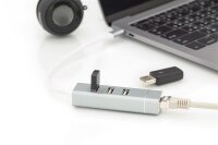ADA-70253N | DIGITUS USB Type-C 3-Port Hub + Fast Ethernet LAN-Adapter | DA-70253 | Zubehör | GRATISVERSAND :-) Versandkostenfrei bestellen in Österreich