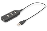 AAB-50001-1N | DIGITUS USB 2.0 Hub, 4-Port | AB-50001-1 | Zubehör | GRATISVERSAND :-) Versandkostenfrei bestellen in Österreich