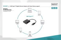 ADN-3027N | DIGITUS USB Type-C Gigabit Ethernet Adapter mit Power Delivery Unterstützung | DN-3027 | Zubehör | GRATISVERSAND :-) Versandkostenfrei bestellen in Österreich