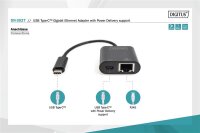 ADN-3027N | DIGITUS USB Type-C Gigabit Ethernet Adapter mit Power Delivery Unterstützung | DN-3027 | Zubehör | GRATISVERSAND :-) Versandkostenfrei bestellen in Österreich