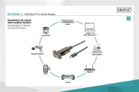 ADA-70166N | DIGITUS USB Type-C Serieller Adapter | DA-70166 | Zubehör | GRATISVERSAND :-) Versandkostenfrei bestellen in Österreich