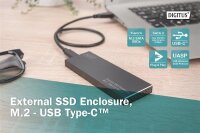 ADA-71115N | DIGITUS Externes SSD-Gehäuse, M.2 - USB Type-C | Herst. Nr. DA-71115 | Gehäuse | EAN: 4016032433231 |Gratisversand | Versandkostenfrei in Österrreich