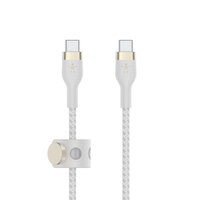 I-CAB011BT3MWH | Belkin Boost Charge USB-C to 2.0 Braided Silicon 3M White - Digital/Daten | CAB011BT3MWH | Zubehör