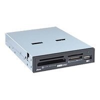 P-42565 | Ultron Reader UCR 75in1 + USB Port 3.5 - MS Pro Duo,SDHC,XD - Schwarz - Windows 2000 (SP4+) - XP 32/64-bit(SP1+) - Vista 32/64-bit Mac OS X Linux (Kernel 2.4.1+)  - USB 2.0 | 42565 | PC Komponenten
