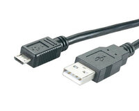 P-MRCS138 | MEDIARANGE MRCS138 - 1,2 m - USB A - Micro-USB B - USB 2.0 - Männlich/Männlich - Schwarz | MRCS138 | Zubehör