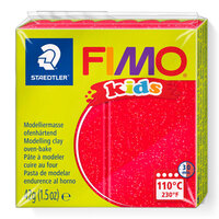 Staedtler FIMO 8030. Typ: Modellierton, Produktfarbe: Rot, Empfohlene Altersgruppe: Kinder. Gewicht: 42 g. Menge pro Packung: 1 Stück(e)
